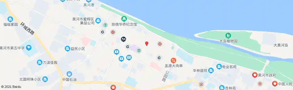 黑河邮政局_公交站地图_黑河公交_妙搜公交查询2025