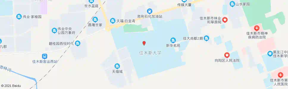 佳木斯学府路_公交站地图_佳木斯公交_妙搜公交查询2025