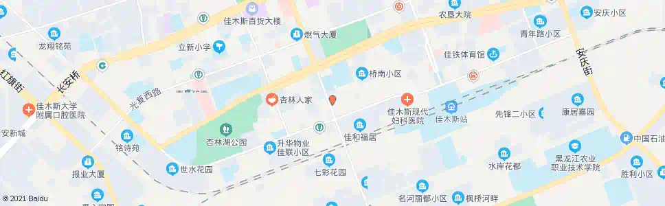 佳木斯桥南商店_公交站地图_佳木斯公交_妙搜公交查询2025