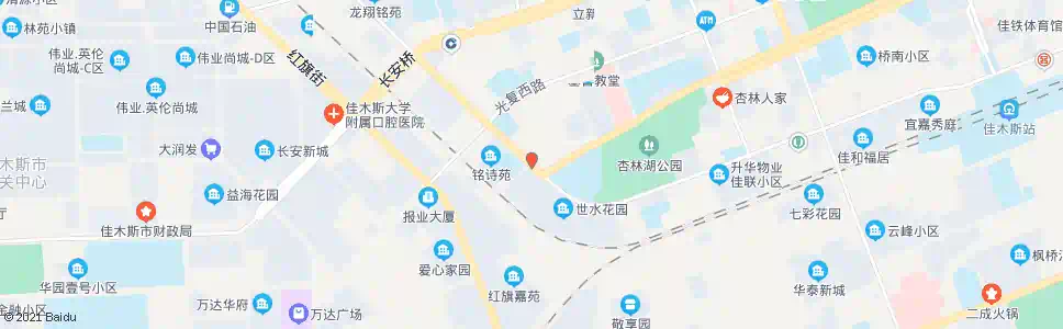 佳木斯一中二学区_公交站地图_佳木斯公交_妙搜公交查询2025