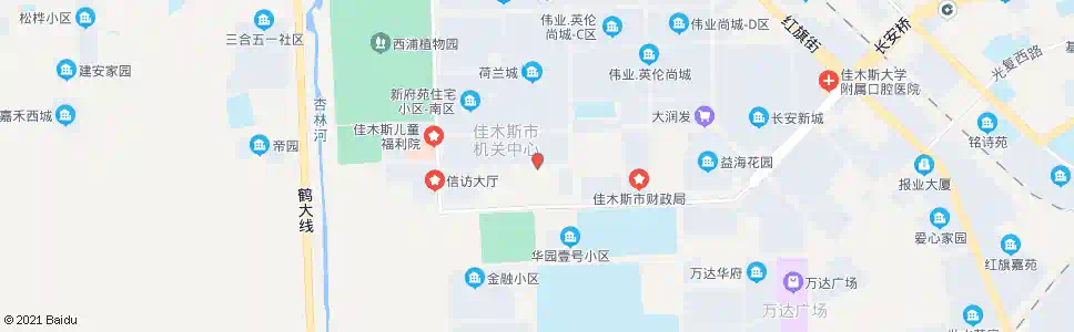 佳木斯蔬菜大厅_公交站地图_佳木斯公交_妙搜公交查询2025