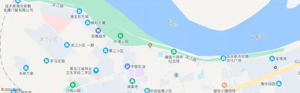 佳木斯通江街口_公交站地图_佳木斯公交_妙搜公交查询2025