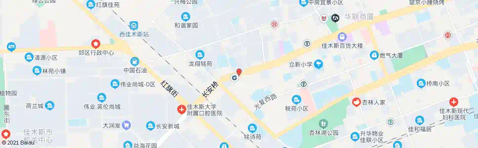 佳木斯长安桥_公交站地图_佳木斯公交_妙搜公交查询2025
