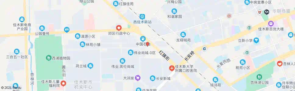 佳木斯第一加油站_公交站地图_佳木斯公交_妙搜公交查询2025