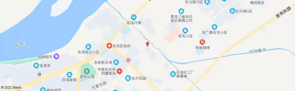 佳木斯造纸桥头_公交站地图_佳木斯公交_妙搜公交查询2025