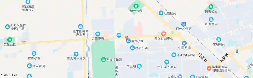 佳木斯佳西邮政局_公交站地图_佳木斯公交_妙搜公交查询2025