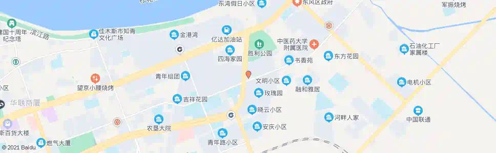 佳木斯化药路口_公交站地图_佳木斯公交_妙搜公交查询2025