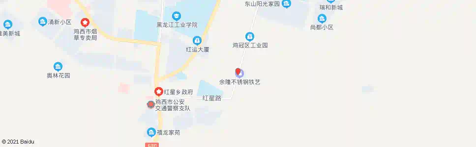 鸡西二机电厂_公交站地图_鸡西公交_妙搜公交查询2025