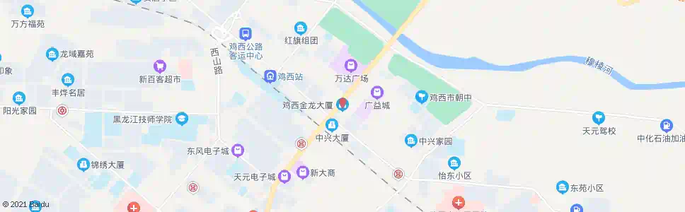 鸡西金龙大厦_公交站地图_鸡西公交_妙搜公交查询2025