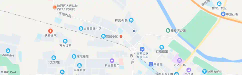 鸡西果品市场_公交站地图_鸡西公交_妙搜公交查询2025