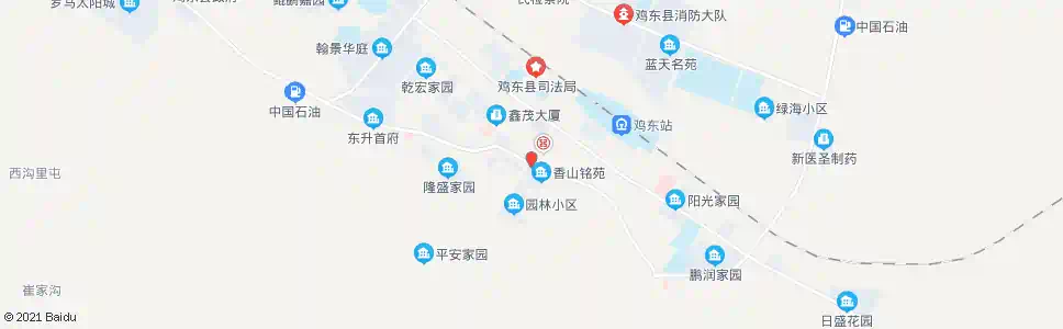 鸡西南山市场_公交站地图_鸡西公交_妙搜公交查询2025