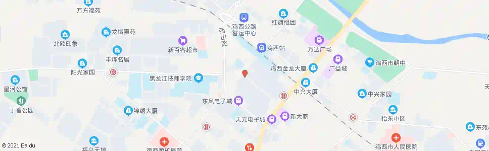 鸡西园林路西_公交站地图_鸡西公交_妙搜公交查询2025