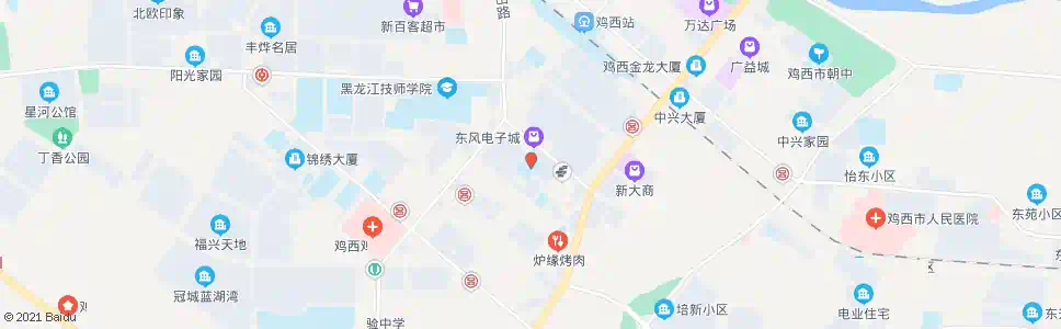 鸡西东风小学_公交站地图_鸡西公交_妙搜公交查询2025