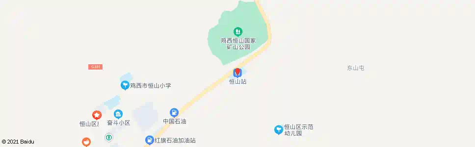鸡西太恒山_公交站地图_鸡西公交_妙搜公交查询2025
