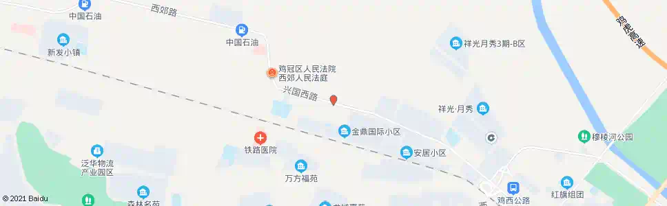 鸡西武警道口_公交站地图_鸡西公交_妙搜公交查询2025
