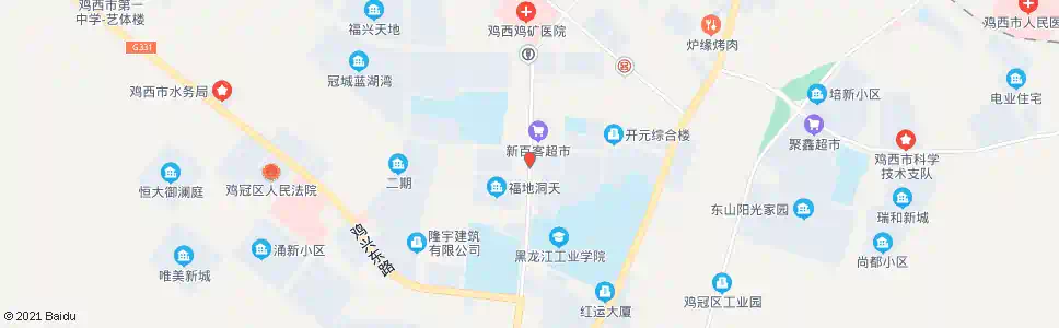 鸡西南岗路_公交站地图_鸡西公交_妙搜公交查询2025