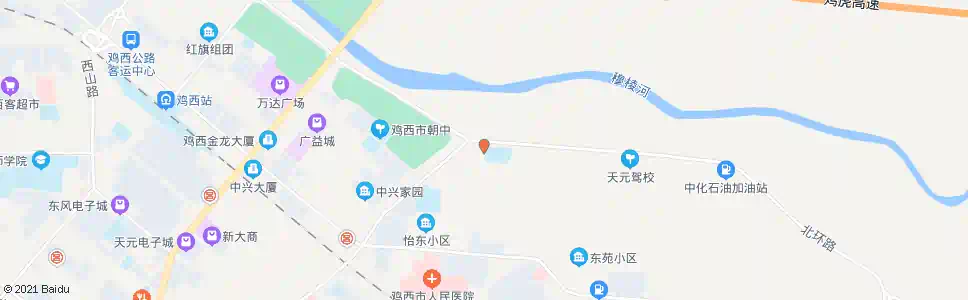 鸡西十八中_公交站地图_鸡西公交_妙搜公交查询2025