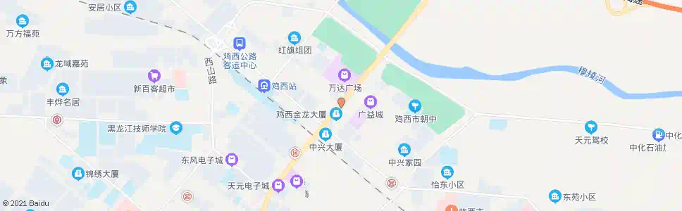 鸡西红军路_公交站地图_鸡西公交_妙搜公交查询2025