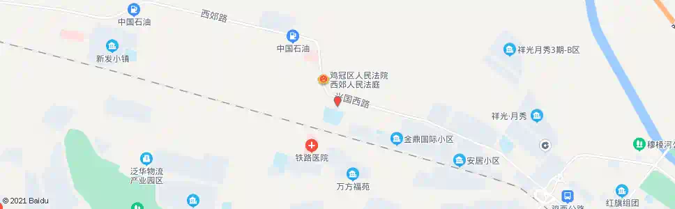 鸡西铁西派出所_公交站地图_鸡西公交_妙搜公交查询2025