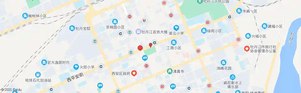 牡丹江文化广场东_公交站地图_牡丹江公交_妙搜公交查询2025
