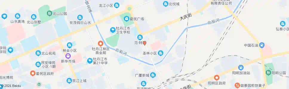 牡丹江北安商店_公交站地图_牡丹江公交_妙搜公交查询2025