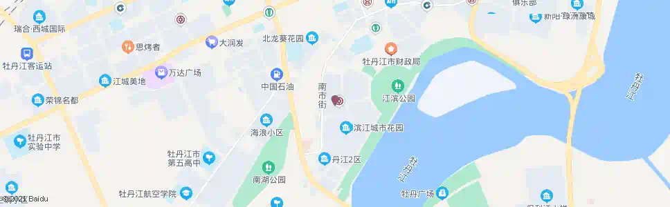 牡丹江滨江城市花园西门_公交站地图_牡丹江公交_妙搜公交查询2025