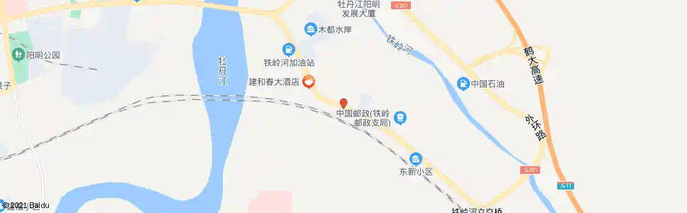 牡丹江铁岭河_公交站地图_牡丹江公交_妙搜公交查询2025