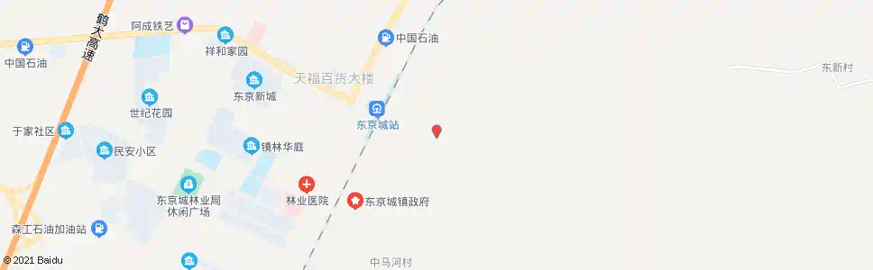 牡丹江东村_公交站地图_牡丹江公交_妙搜公交查询2025
