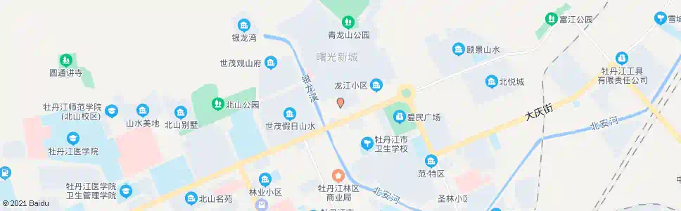 牡丹江地明街_公交站地图_牡丹江公交_妙搜公交查询2025