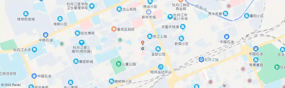 牡丹江八一商场_公交站地图_牡丹江公交_妙搜公交查询2025