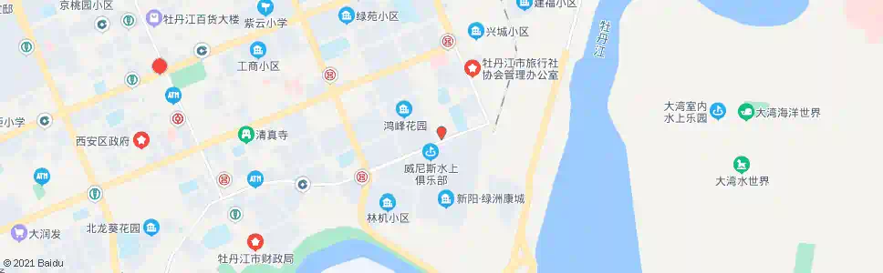 牡丹江东六沿江街口_公交站地图_牡丹江公交_妙搜公交查询2025
