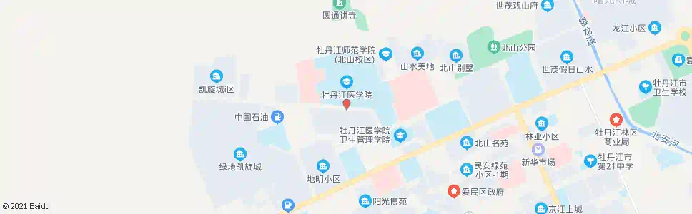 牡丹江医学院_公交站地图_牡丹江公交_妙搜公交查询2025