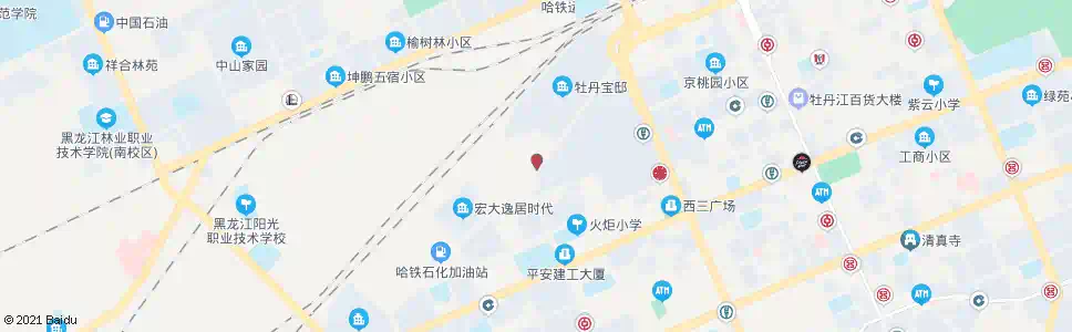 牡丹江宁北路_公交站地图_牡丹江公交_妙搜公交查询2025