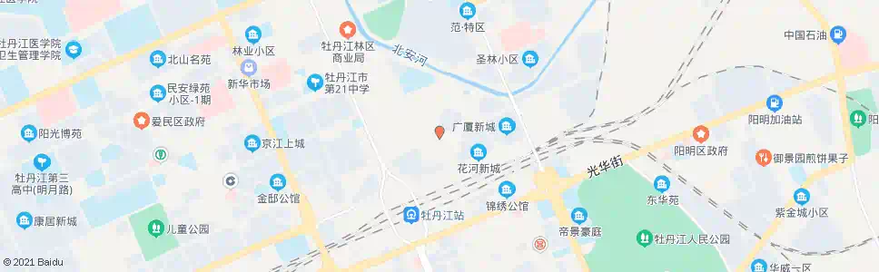 牡丹江新荣街_公交站地图_牡丹江公交_妙搜公交查询2025