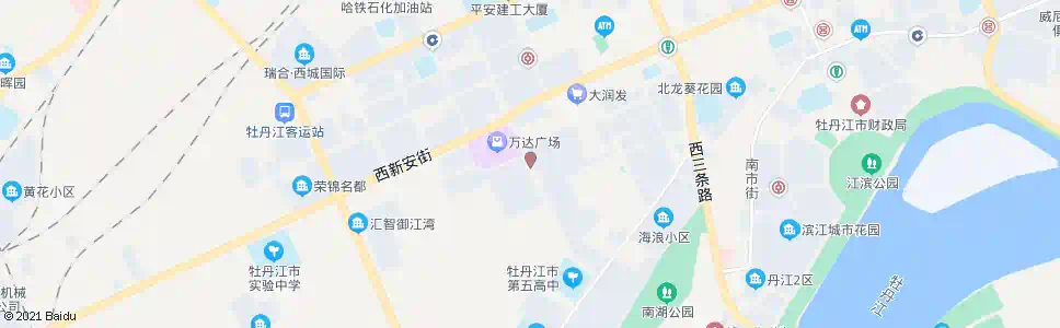 牡丹江西七条路_公交站地图_牡丹江公交_妙搜公交查询2025