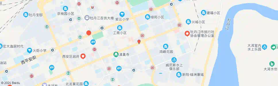 牡丹江新安街口_公交站地图_牡丹江公交_妙搜公交查询2025