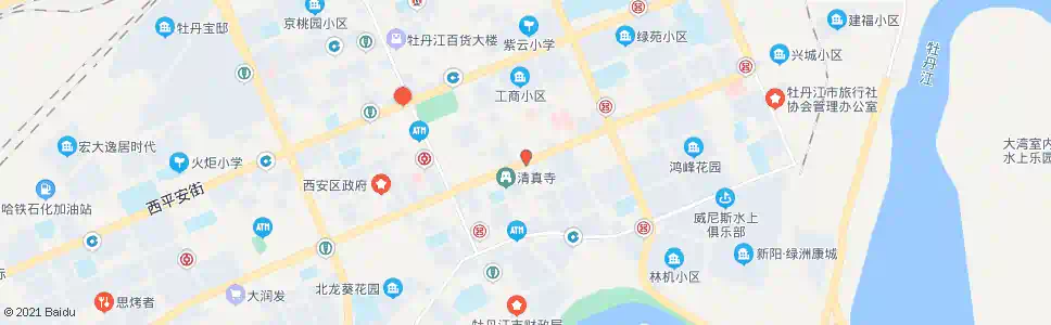 牡丹江北龙市场_公交站地图_牡丹江公交_妙搜公交查询2025