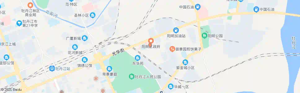 牡丹江阳明医院_公交站地图_牡丹江公交_妙搜公交查询2025