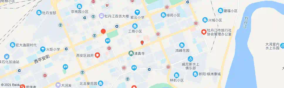牡丹江供销学校_公交站地图_牡丹江公交_妙搜公交查询2025