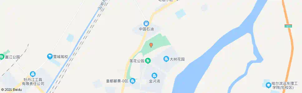 牡丹江莲花泡_公交站地图_牡丹江公交_妙搜公交查询2025