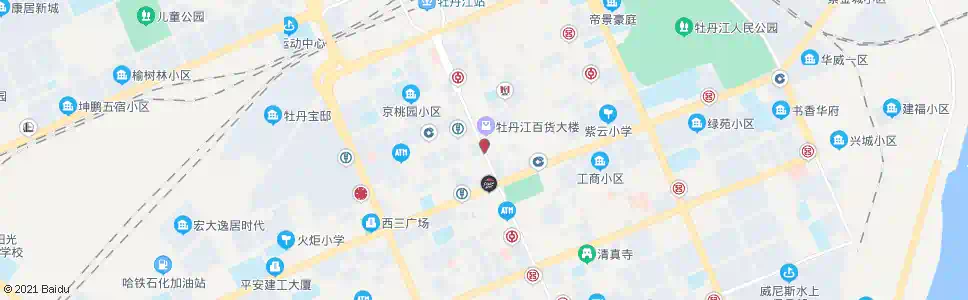 牡丹江爱民街_公交站地图_牡丹江公交_妙搜公交查询2025