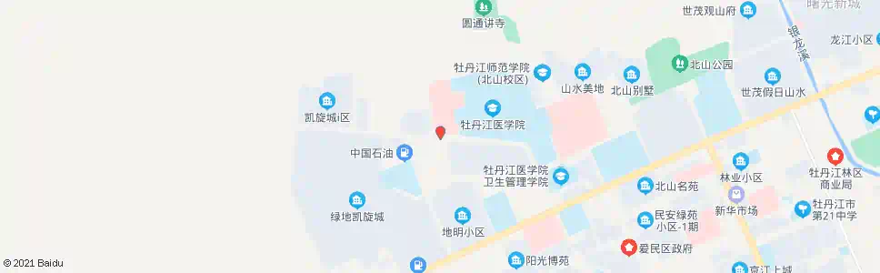 牡丹江红旗医院_公交站地图_牡丹江公交_妙搜公交查询2025