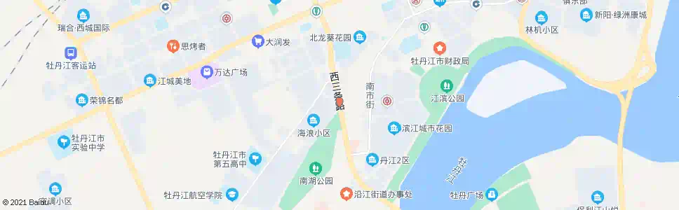 牡丹江南湖公园_公交站地图_牡丹江公交_妙搜公交查询2025