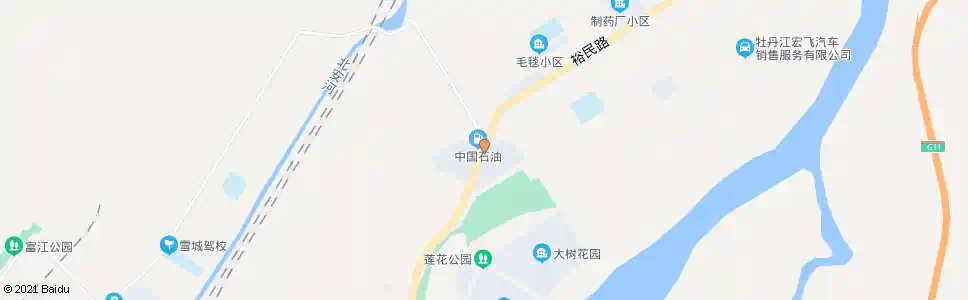 牡丹江皇都郦景_公交站地图_牡丹江公交_妙搜公交查询2025