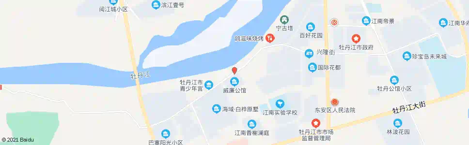 牡丹江白桦原墅_公交站地图_牡丹江公交_妙搜公交查询2025