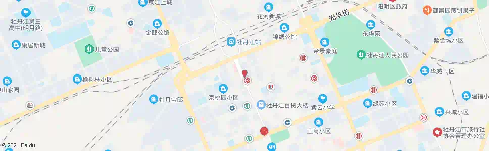 牡丹江科信电脑商场_公交站地图_牡丹江公交_妙搜公交查询2025
