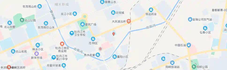 牡丹江庆明路_公交站地图_牡丹江公交_妙搜公交查询2025