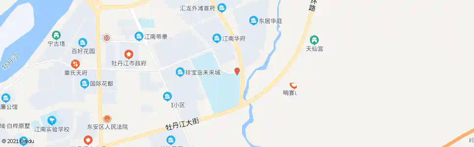 牡丹江江南华府市第一中学_公交站地图_牡丹江公交_妙搜公交查询2025