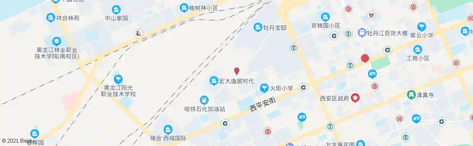 牡丹江西六宁北路口_公交站地图_牡丹江公交_妙搜公交查询2025