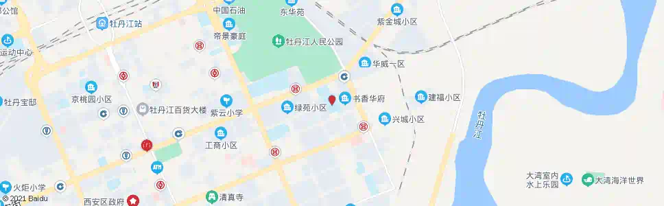 牡丹江长安小学_公交站地图_牡丹江公交_妙搜公交查询2025